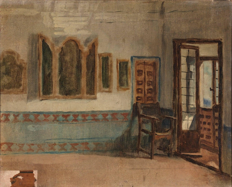 Priory cell of the El Escorial monastery by Eduardo Rosales — Oil Painting Reproduction