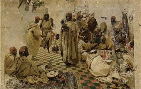 Celebrations by Gustavo Simoni — Oil Painting Reproduction