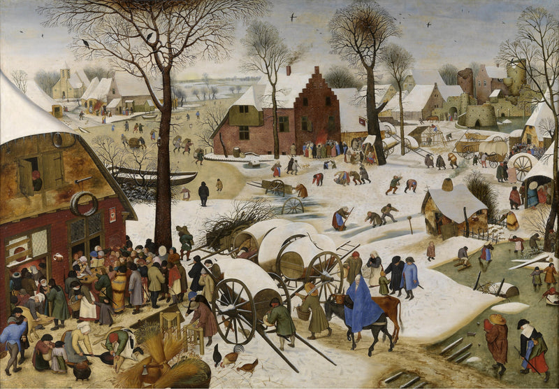 Census at Bethlehem by Pieter Bruegel the Elder — Oil Painting Reproduction