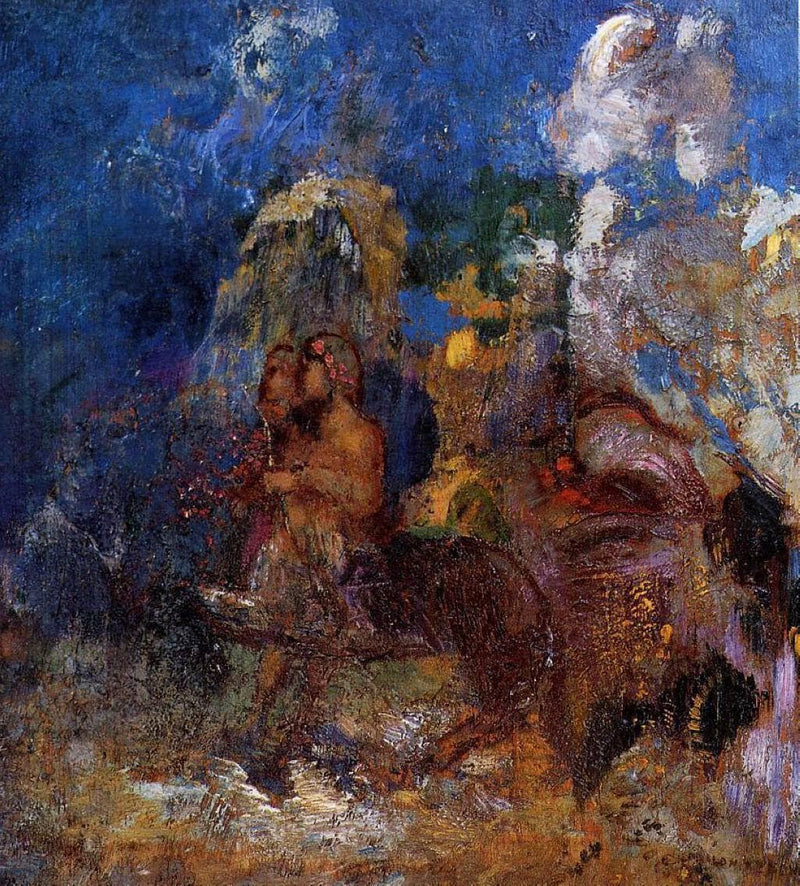 Centaurs by Odilon Redon — Oil Painting Reproduction