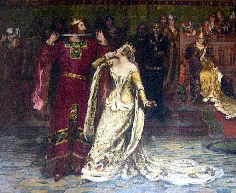 Ceremony of the Garter by Albert Chevallier Tayler — Oil Painting Reproduction