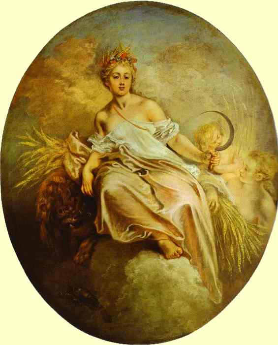 Ceres (Summer) by Antoine Watteau — Oil Painting Reproduction