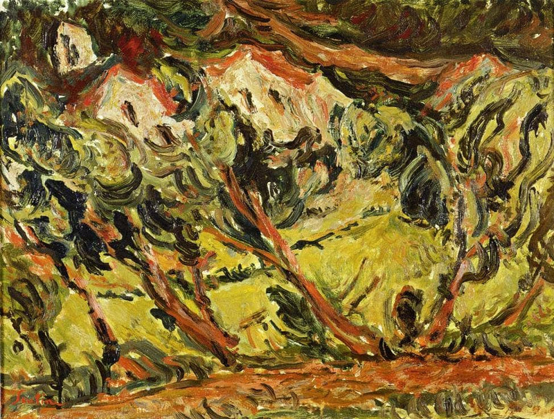 Ceret Landscape by Chaim Soutine — Oil Painting Reproduction