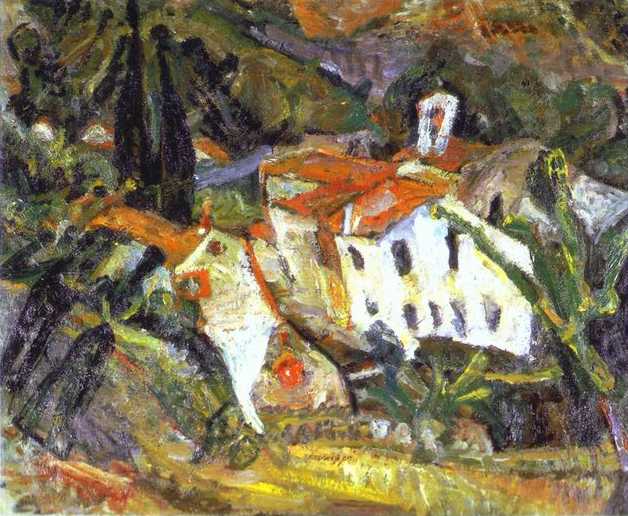 Ceret Lanscape by Chaim Soutine — Oil Painting Reproduction