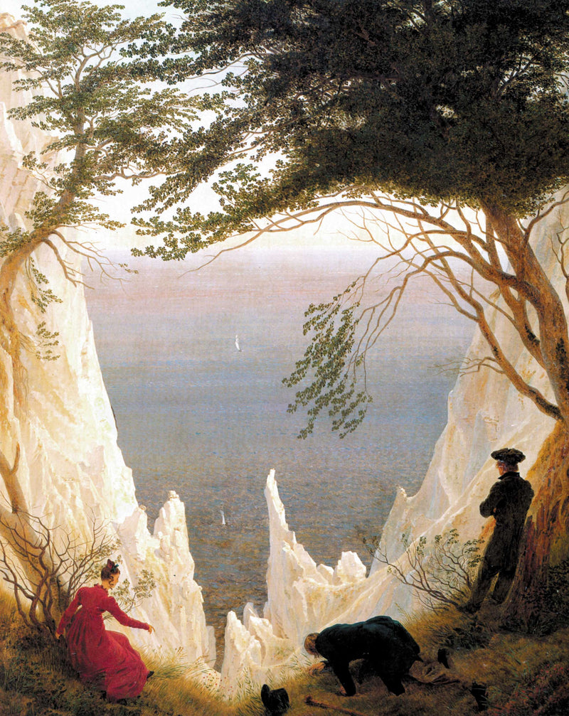 Chalk Cliffs on Rügen by Caspar David Friedrich — Oil Painting Reproduction