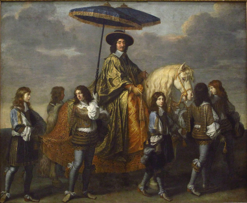 Chancellor SeÌguier and His Entourage by Charles Le Brun — Oil Painting Reproduction
