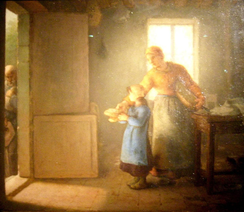 Charity by Jean-Francois Millet — Oil Painting Reproduction