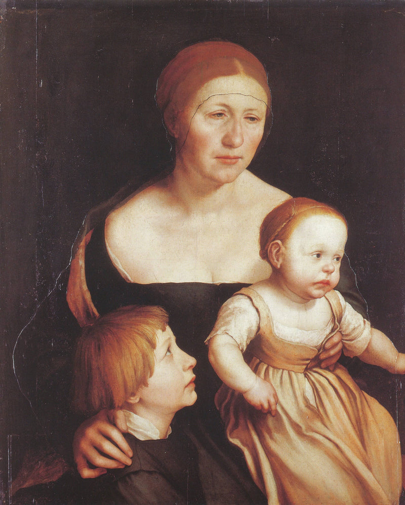 Charity (The Family of the Artist) by Hans Holbein the Younger — Oil Painting Reproduction