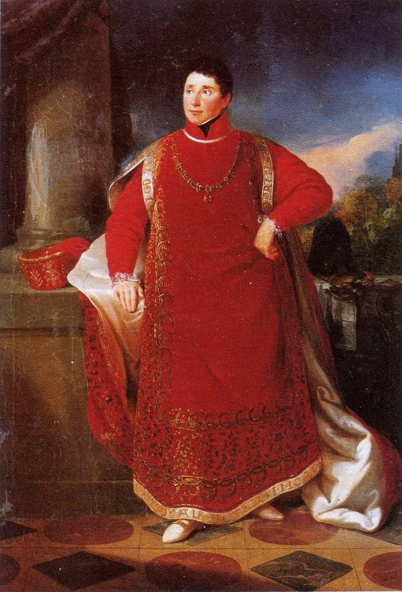 Charles Alain de Rohan as a knight of the Order of the Golden Fleece by Alexander Clarot — Oil Painting Reproduction