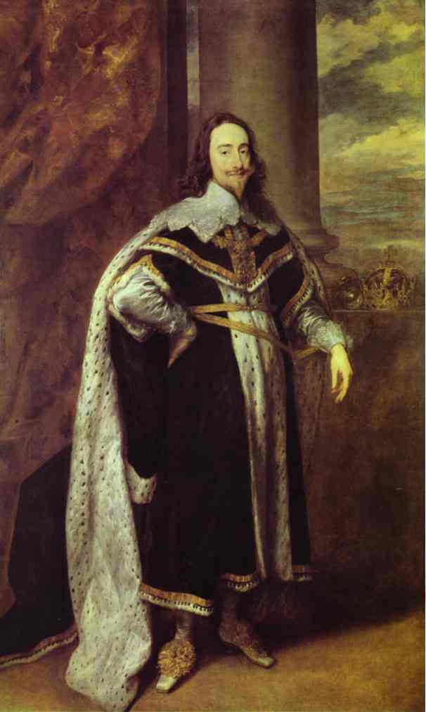 Charles I, King of England by Anthony van Dyck — Oil Painting Reproduction
