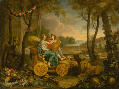 Apotheosis of Luis Xiv in study