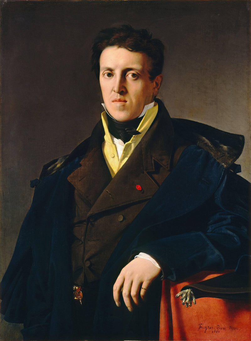 Charles-Marie-Jean-Baptiste Marcotte (Marcotte d'Argenteuil) by Jean Auguste Dominique Ingres — Oil Painting Reproduction