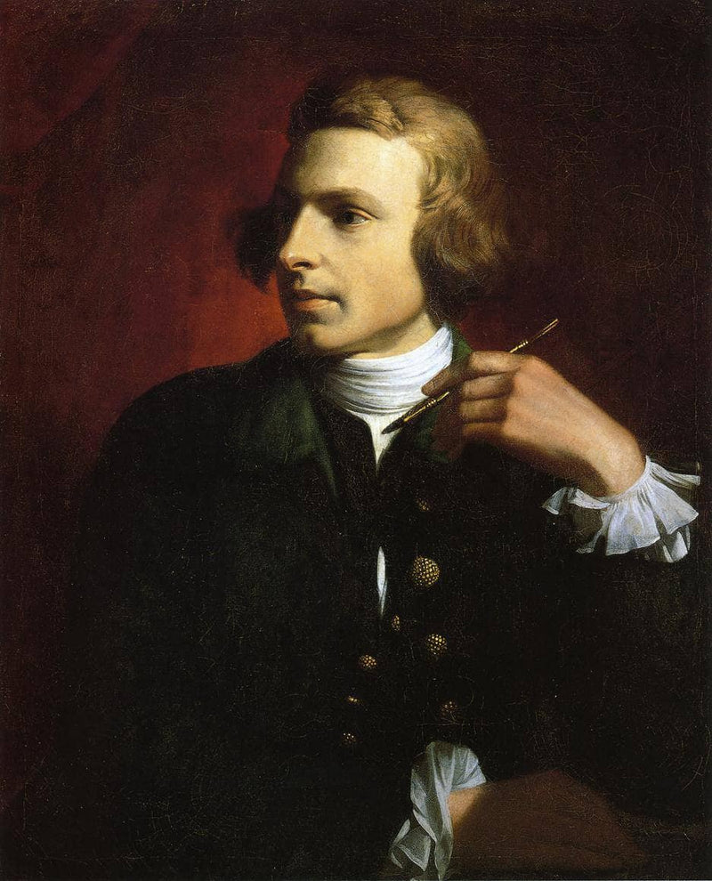 Charles Wilson Peale by Benjamin West — Oil Painting Reproduction