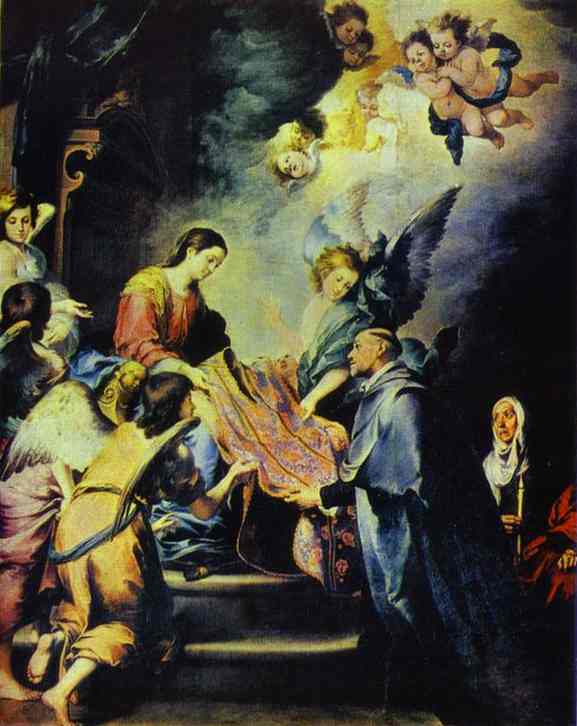 Chasuble of St. Ildefonso by Bartolome Esteban Murillo — Oil Painting Reproduction