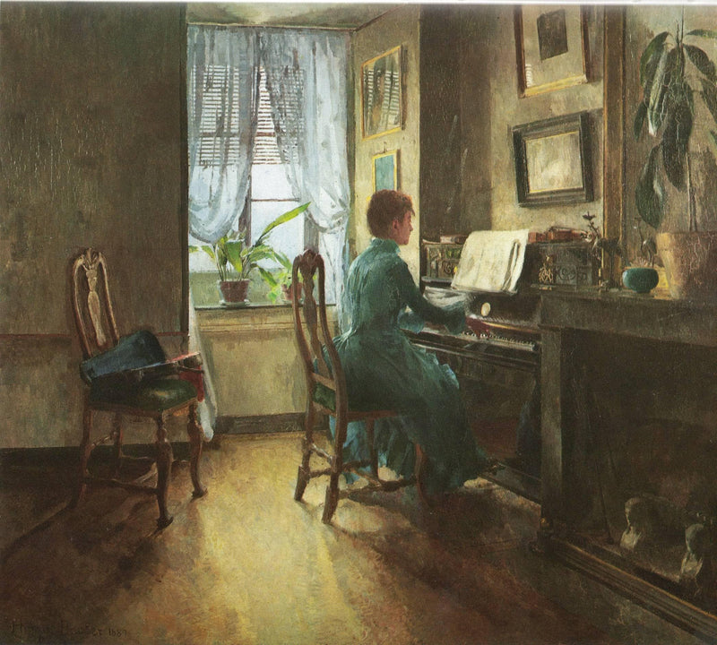 Chez Moi by Harriet Backer — Oil Painting Reproduction