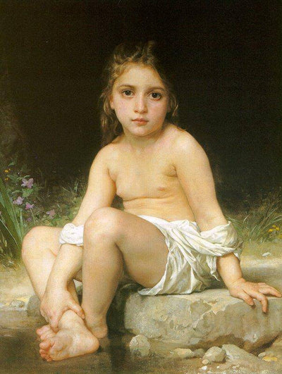 Child at Bath in apartment