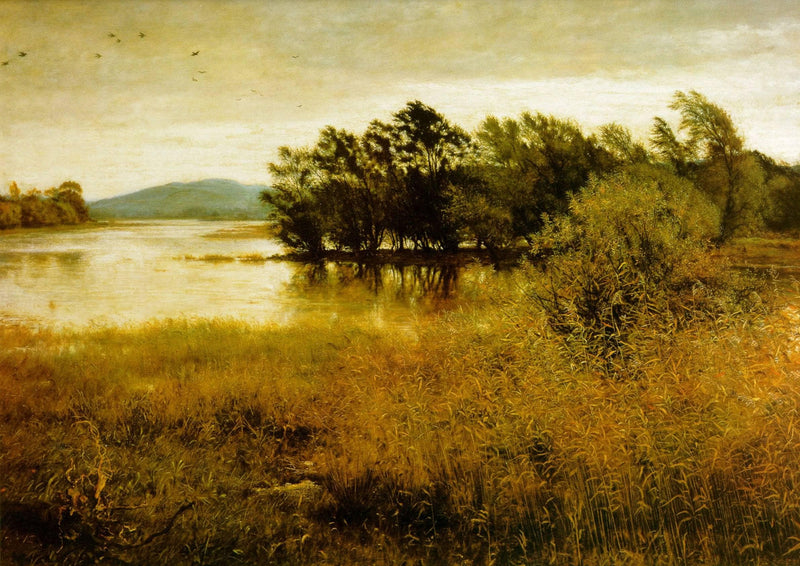 Chill-October by John Everett Millais — Oil Painting Reproduction