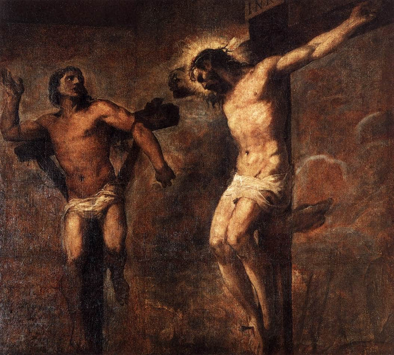 Christ and the Good Thief by Titian — Oil Painting Reproduction