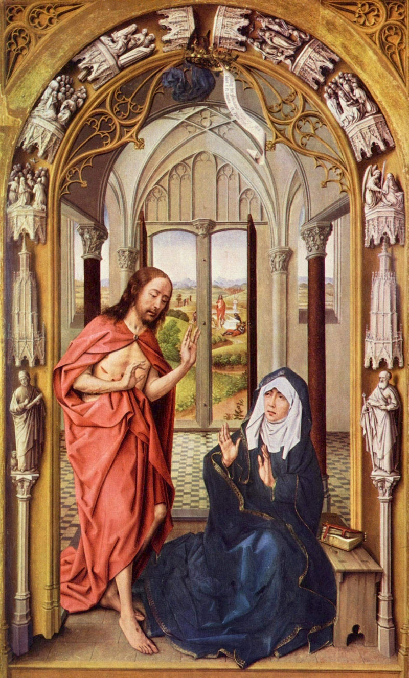 Christ appears to Mary by Rogier van der Weyden — Oil Painting Reproduction