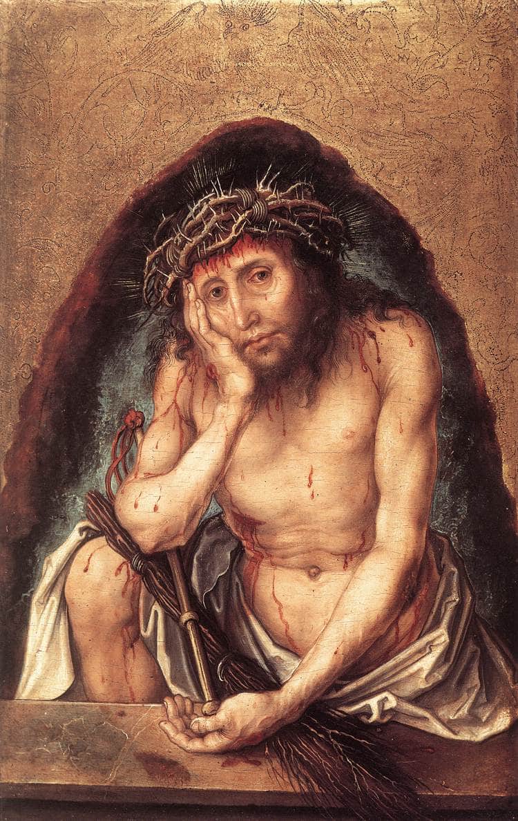 Christ as the Man of Sorrows by Albrecht Durer — Oil Painting Reproduction