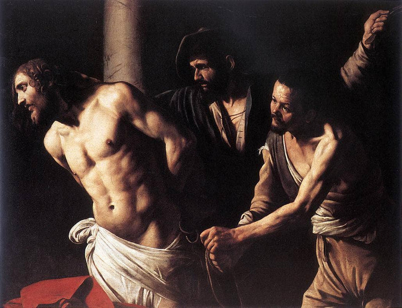 Christ at the Column by Caravaggio — Oil Painting Reproduction