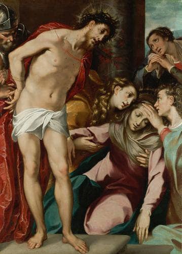 Christ at the Scourge Column by Andrea del Sarto — Oil Painting Reproduction