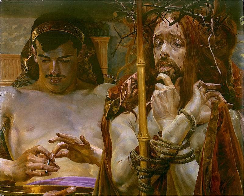 Christ before Pilate by Jacek Malczewski — Oil Painting Reproduction