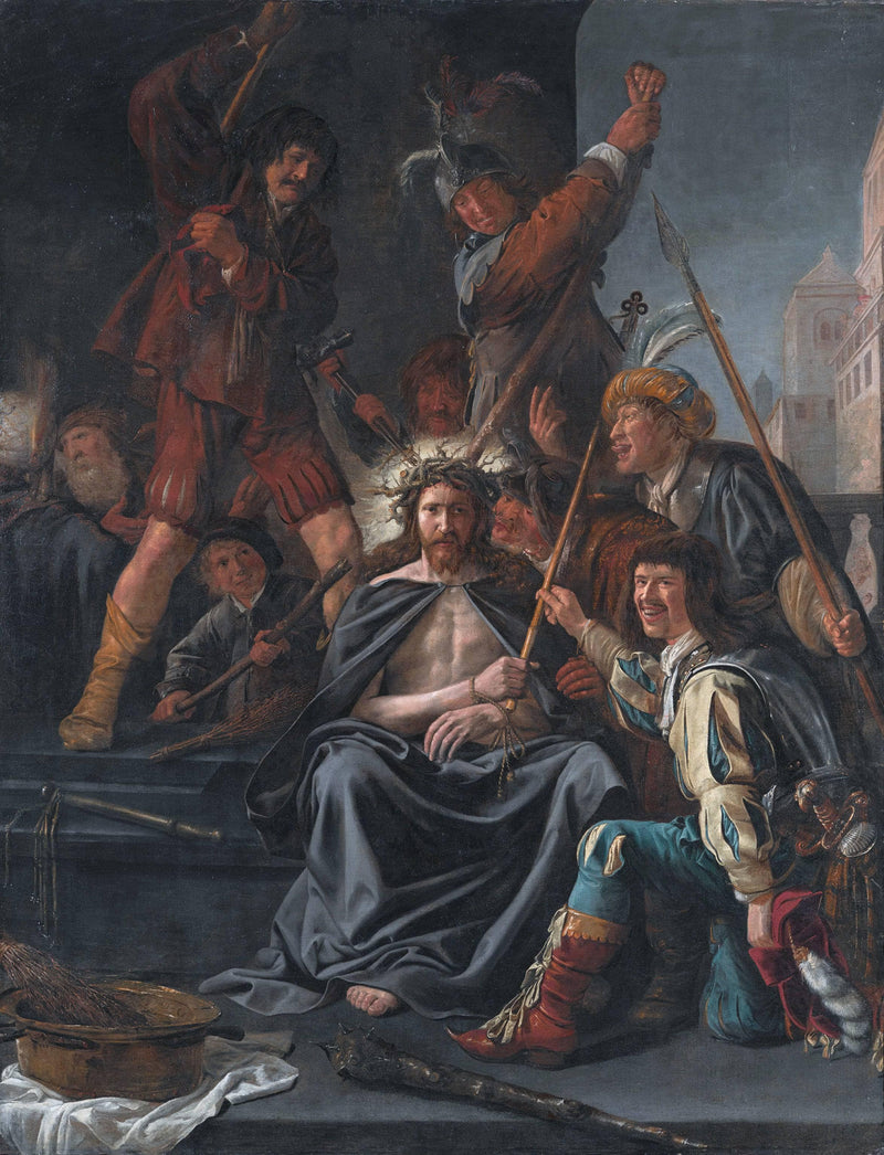 Christ Crowned with Thorns by Jan Miense Molenaer — Oil Painting Reproduction