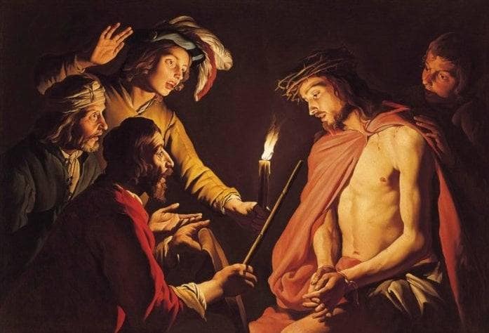 Christ Crowned with Thorns by Matthias Stom — Oil Painting Reproduction