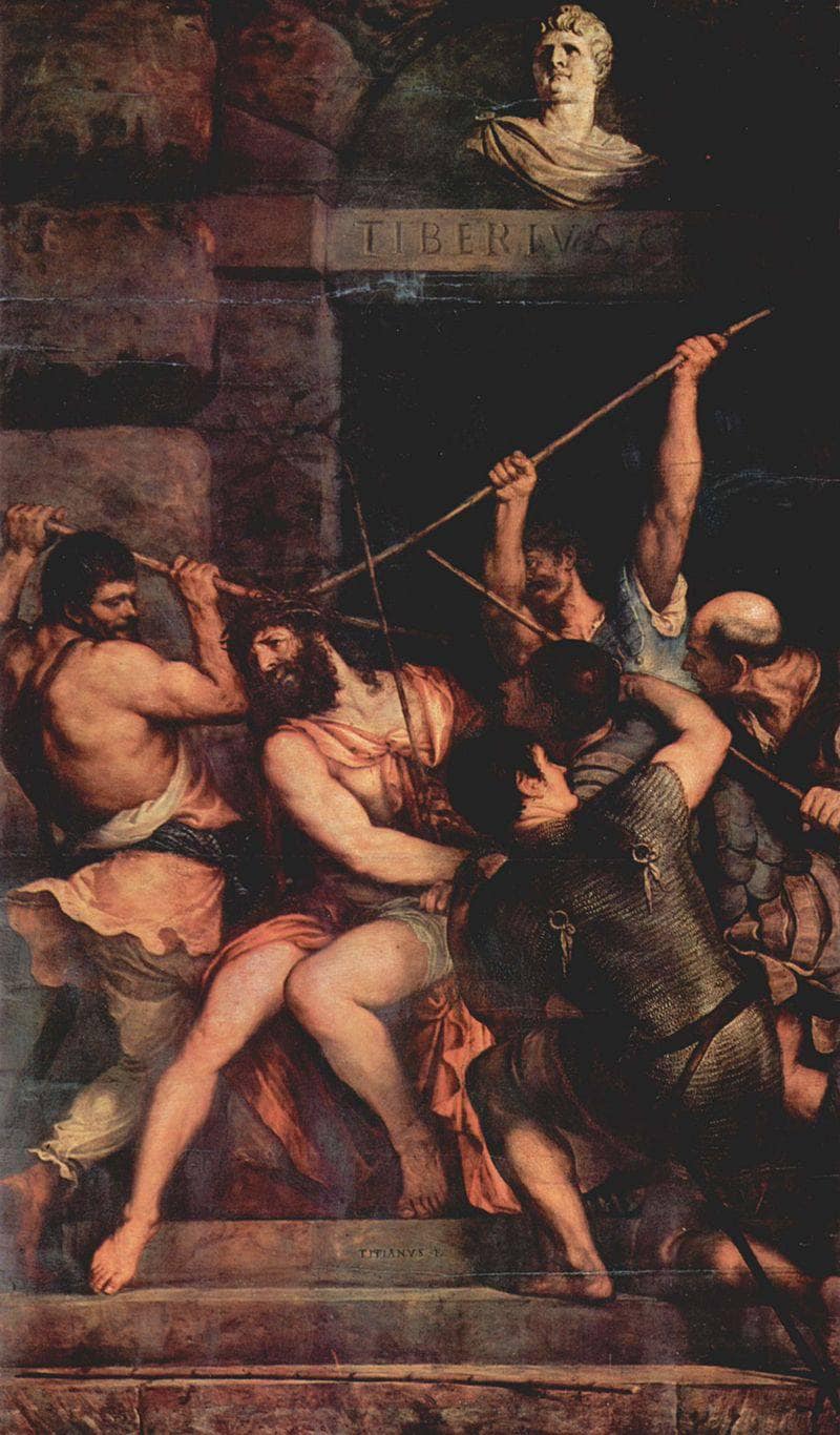 Christ Crowned with Thorns by Titian — Oil Painting Reproduction
