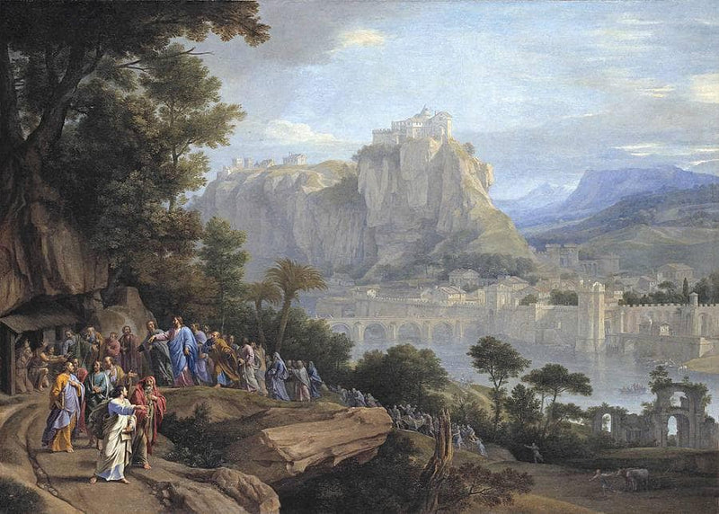 Christ Healing the Blind by Philippe de Champaigne — Oil Painting Reproduction