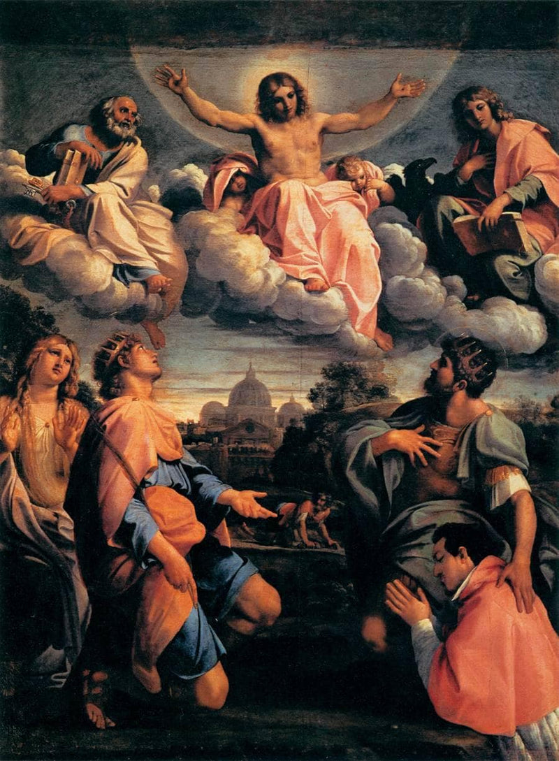 Christ in Glory by Annibale Carracci — Oil Painting Reproduction
