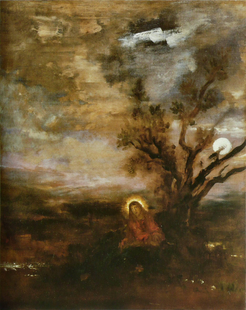 Christ in the Garden by Gustave Moreau — Oil Painting Reproduction