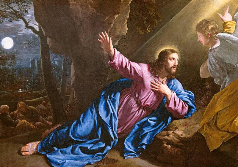 Christ in the Garden of Olives by Philippe de Champaigne — Oil Painting Reproduction