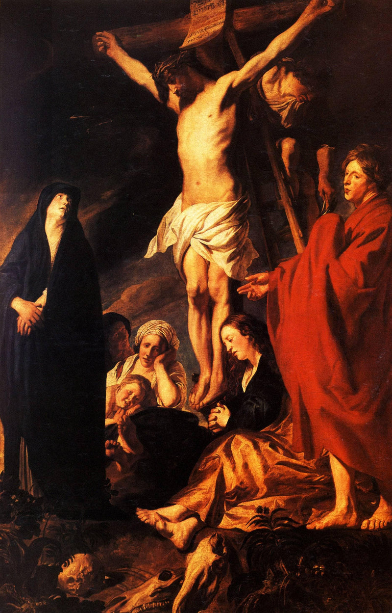 Christ on a Cross by Jacob Jordaens — Oil Painting Reproduction