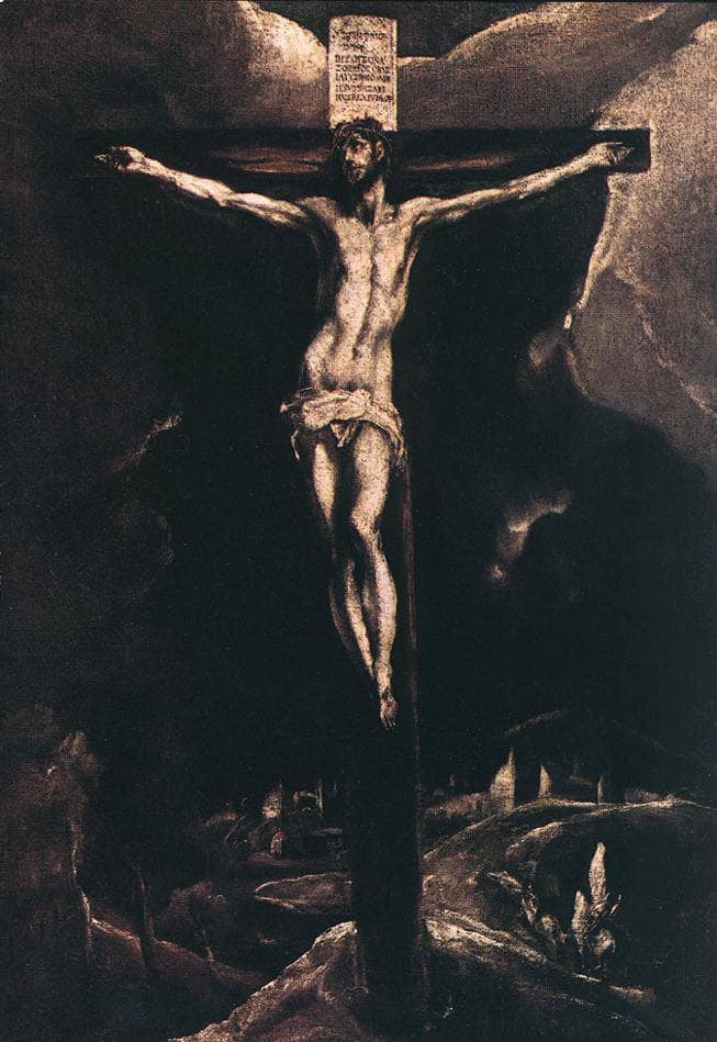 Christ on the cross by El Greco — Oil Painting Reproduction