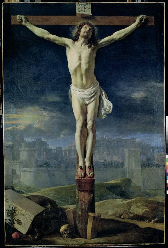 Christ on the Cross by Philippe de Champaigne — Oil Painting Reproduction