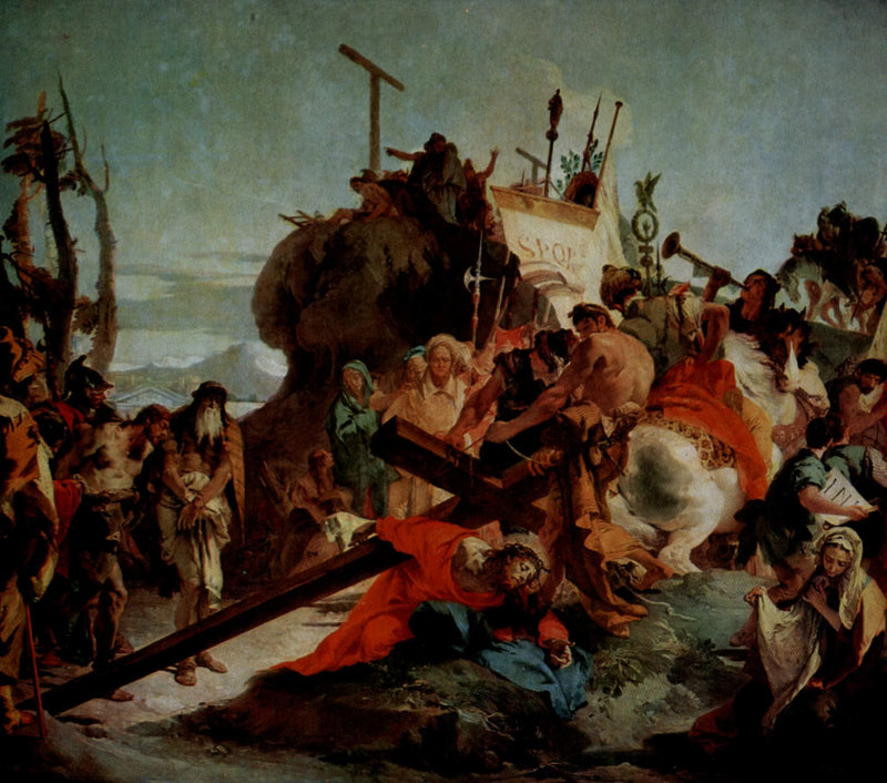 Christ on the Road to Calvary by Giovanni Battista Tiepolo — Oil Painting Reproduction