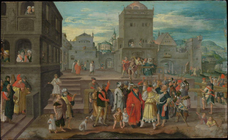 Christ Presented to the People by Lucas van Leyden — Oil Painting Reproduction