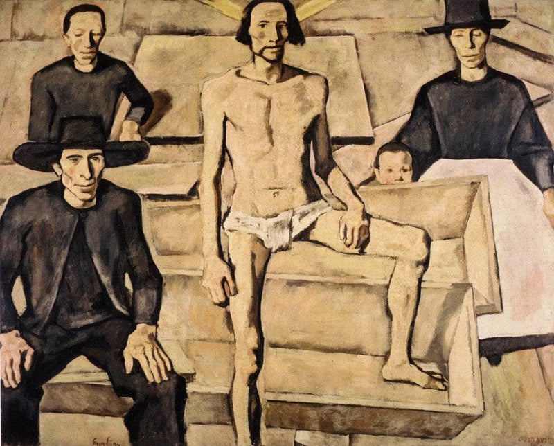 Christi Auferstehung by Albin Egger-Lienz — Oil Painting Reproduction