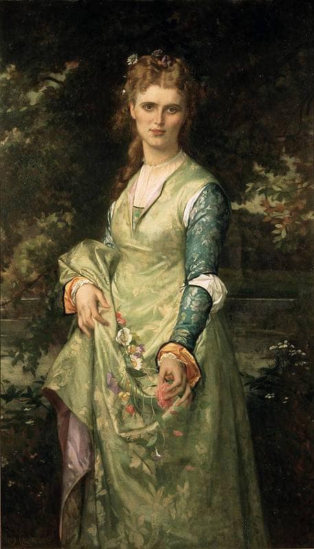 Christina Nilsson as Ophelia by Alexandre Cabanel — Oil Painting Reproduction