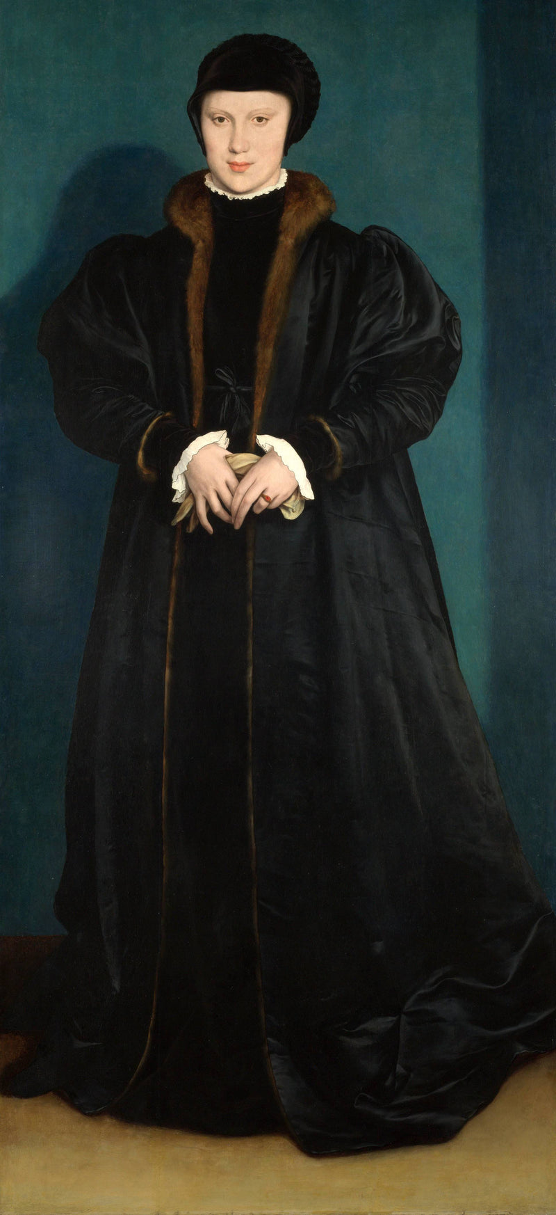 Christina of Denmark by Hans Holbein the Younger, Oil Painting Reproduction