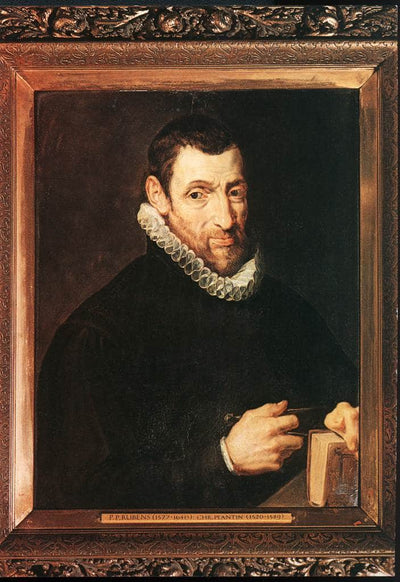 Christoffel Plantin in entryway