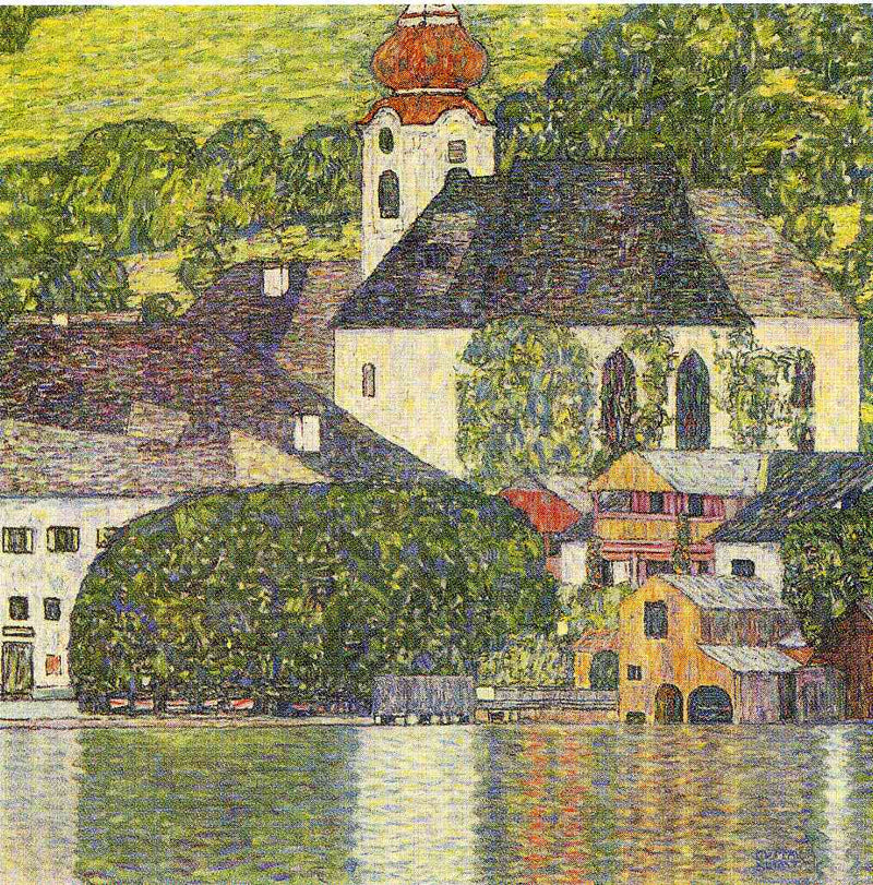 Church in Unterach on the Attersee by Gustav Klimt — Oil Painting Reproduction
