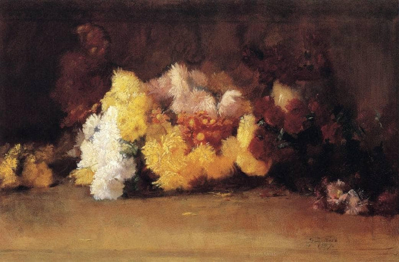 Chrysanthemums by Guy Rose — Oil Painting Reproduction