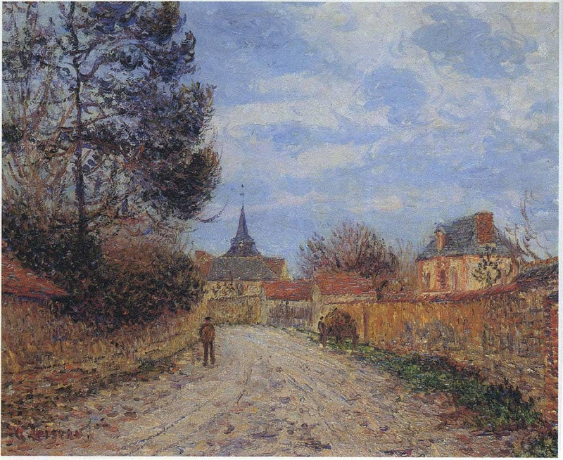 Church at Notre Dame by the Eure by Gustave Loiseau — Oil Painting Reproduction