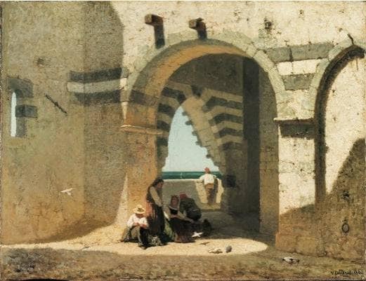 Church of San Pietro in Portovenere by Vincenzo Cabianca — Oil Painting Reproduction