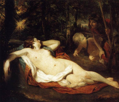 Cimon and Iphigenia in bedroom