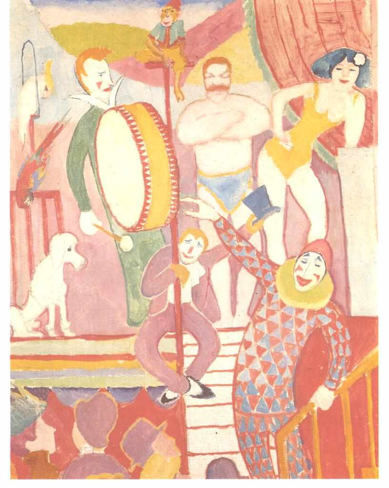 Circus by August Macke — Oil Painting Reproduction