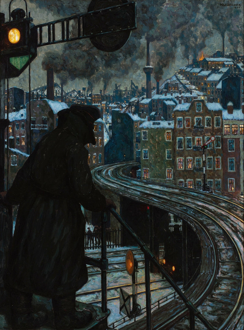 City of Workers by Hans Baluschek — Oil Painting Reproduction